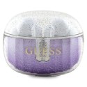 Słuchawki Bluetooth TWS Guess Glitter Gradient ze stacją dokującą - fioletowe Guess