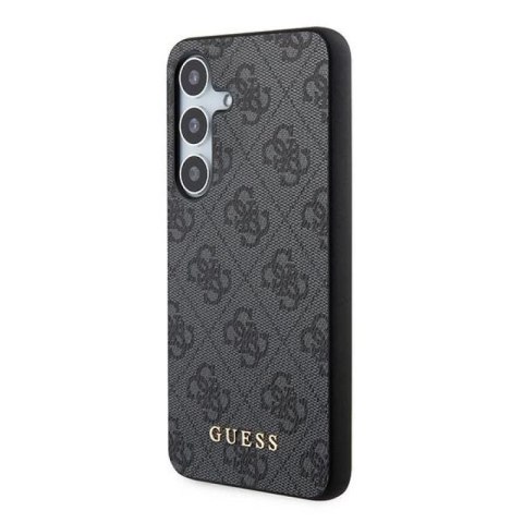 Etui Guess 4G Metal Gold Logo na Samsung Galaxy S24 - czarne Guess