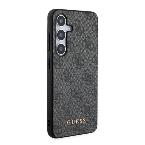 Etui Guess 4G Metal Gold Logo na Samsung Galaxy S24 - czarne Guess