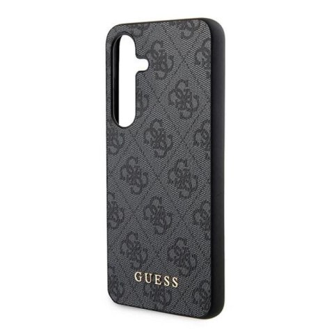 Etui Guess 4G Metal Gold Logo na Samsung Galaxy S24 - czarne Guess