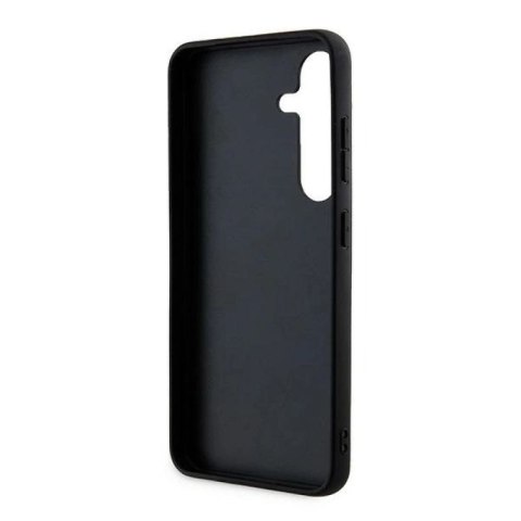 Etui Guess 4G Metal Gold Logo na Samsung Galaxy S24 - czarne Guess