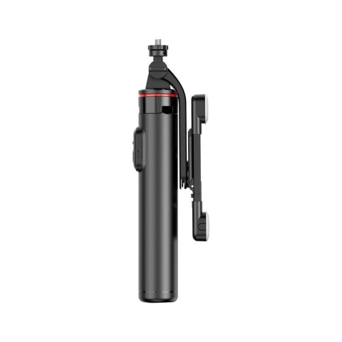 Selfie stick WC13YDS teleskopowy tripod 1.3m z podwójną lampą i uchwytem na telefon - czarny Hurtel