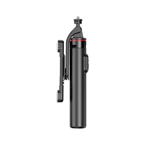 Selfie stick WC13YDS teleskopowy tripod 1.3m z podwójną lampą i uchwytem na telefon - czarny Hurtel