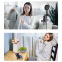Selfie stick WC13YDS teleskopowy tripod 1.3m z podwójną lampą i uchwytem na telefon - czarny Hurtel