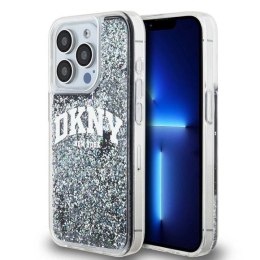 Etui DKNY Liquid Glitter Big Logo na iPhone 15 Pro - czarne DKNY
