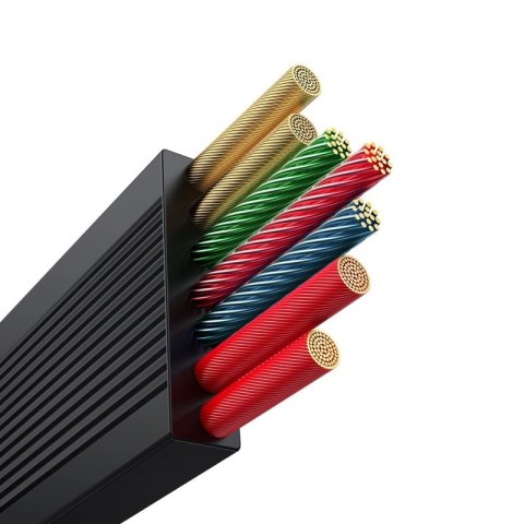 Kabel Baseus Free2Draw CB000084 zwijany USB-C - Lightning / USB-C / micro USB 100W 1.1m - czarny Baseus