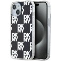Etui DKNY IML Checkered Mono Pattern na iPhone 15 / 14 / 13 - czarne DKNY