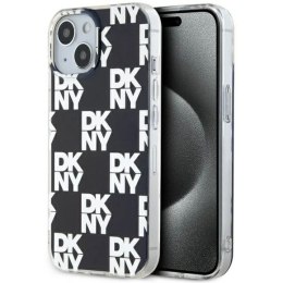 Etui DKNY IML Checkered Mono Pattern na iPhone 15 / 14 / 13 - czarne DKNY
