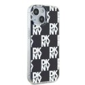 Etui DKNY IML Checkered Mono Pattern na iPhone 15 / 14 / 13 - czarne DKNY