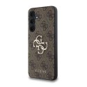 Etui Guess 4G Big Metal Logo na Samsung Galaxy A35 - brązowe Guess