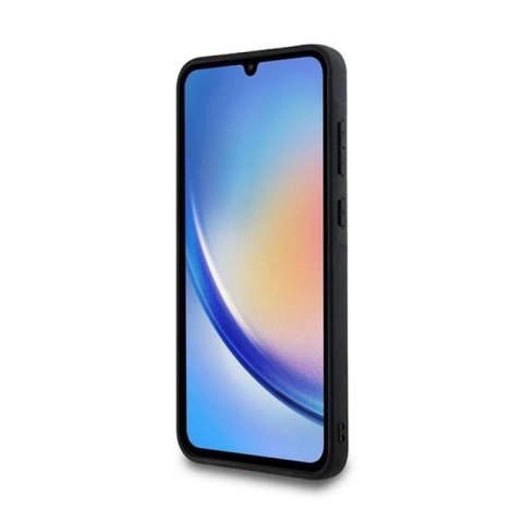 Etui Guess 4G Big Metal Logo na Samsung Galaxy A35 - brązowe Guess