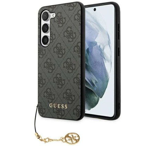Etui Guess 4G Charms Collection na Samsung Galaxy A35 - czarne Guess