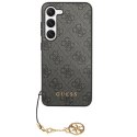 Etui Guess 4G Charms Collection na Samsung Galaxy A35 - czarne Guess