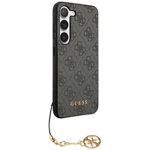 Etui Guess 4G Charms Collection na Samsung Galaxy A35 - czarne Guess