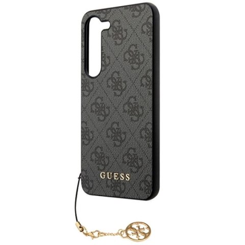 Etui Guess 4G Charms Collection na Samsung Galaxy A35 - czarne Guess