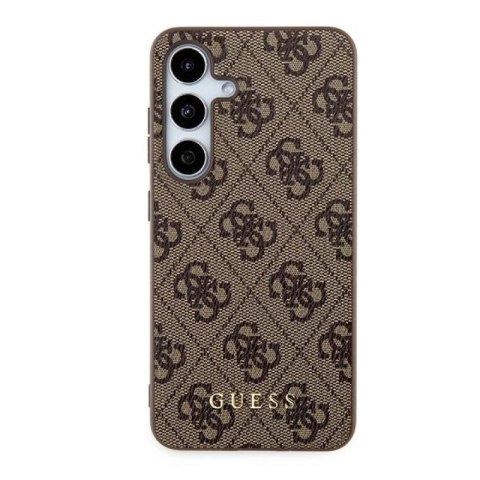 Etui Guess 4G Metal Gold Logo na Samsung Galaxy A35 - brązowe Guess