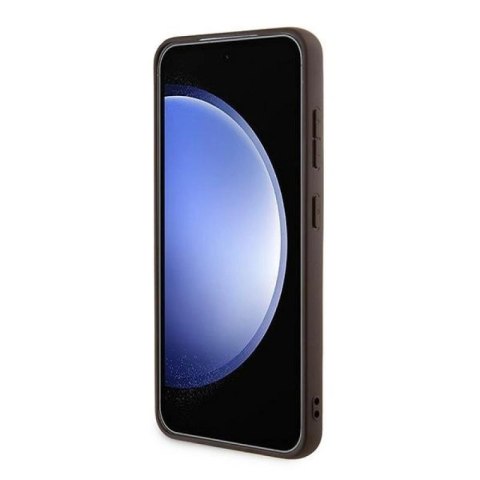 Etui Guess 4G Metal Gold Logo na Samsung Galaxy A35 - brązowe Guess