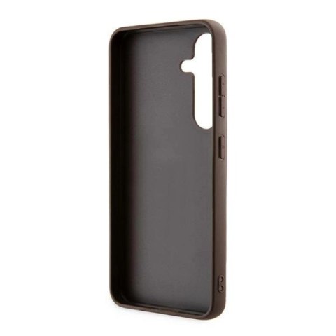 Etui Guess 4G Metal Gold Logo na Samsung Galaxy A35 - brązowe Guess