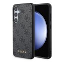 Etui Guess 4G Metal Gold Logo na Samsung Galaxy A35 - czarne Guess