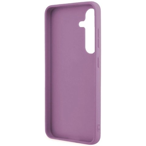 Etui Guess Glitter Script na Samsung Galaxy S24+ - fioletowe Guess