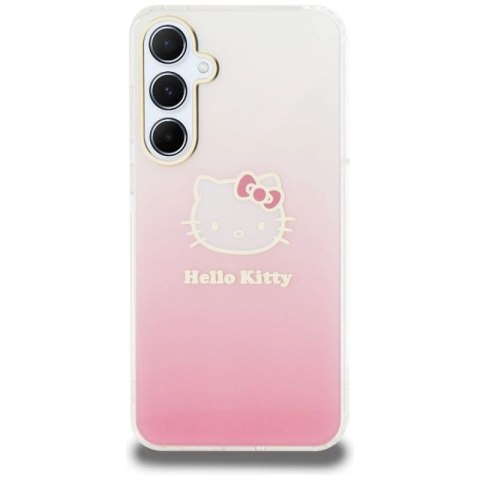 Etui Hello Kitty IML Gradient Electrop Kitty Head na Samsung Galaxy A55 - różowe Hello Kitty