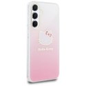 Etui Hello Kitty IML Gradient Electrop Kitty Head na Samsung Galaxy A55 - różowe Hello Kitty
