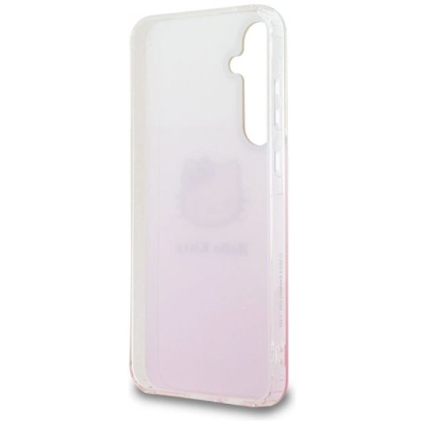 Etui Hello Kitty IML Gradient Electrop Kitty Head na Samsung Galaxy A55 - różowe Hello Kitty