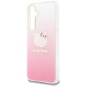 Etui Hello Kitty IML Gradient Electrop Kitty Head na Samsung Galaxy A55 - różowe Hello Kitty