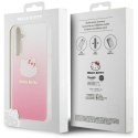 Etui Hello Kitty IML Gradient Electrop Kitty Head na Samsung Galaxy A55 - różowe Hello Kitty