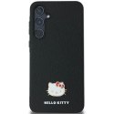 Etui Hello Kitty Metal Logo Kitty Head na Samsung Galaxy A55 - czarne Hello Kitty