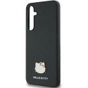 Etui Hello Kitty Metal Logo Kitty Head na Samsung Galaxy A55 - czarne Hello Kitty