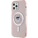 Etui Karl Lagerfeld IML Choupette MagSafe na iPhone 12/12 Pro - różowe Karl Lagerfeld
