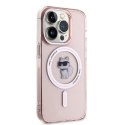 Etui Karl Lagerfeld IML Choupette MagSafe na iPhone 14 Pro Max - różowe Karl Lagerfeld