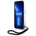 Etui Karl Lagerfeld IML Zebra Pattern & Cord na iPhone 15 Pro Max - czarne Karl Lagerfeld