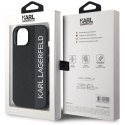Etui Karl Lagerfeld Saffiano Rhinestones & Charm na iPhone 15 / 14 / 13 - czarne Karl Lagerfeld