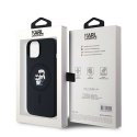 Etui Karl Lagerfeld Silicone Karl&Choupette MagSafe na iPhone 15 Plus / 14 Plus - czarne Karl Lagerfeld