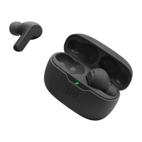 Słuchawki JBL Wave Beam bezprzewodowe dokanałowe Bluetooth 5.2 IP54 IPX2 - czarne Hikvision