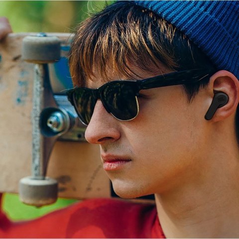 Słuchawki JBL Wave Beam bezprzewodowe dokanałowe Bluetooth 5.2 IP54 IPX2 - czarne Hikvision