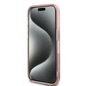 Etui Karl Lagerfeld IML Choupette Head & Monogram na iPhone 14 Pro - różowe Karl Lagerfeld