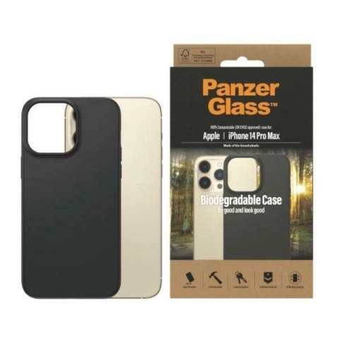 Etui PanzerGlass Biodegradable Case do iPhone 14 Pro Max - czarne PanzerGlass