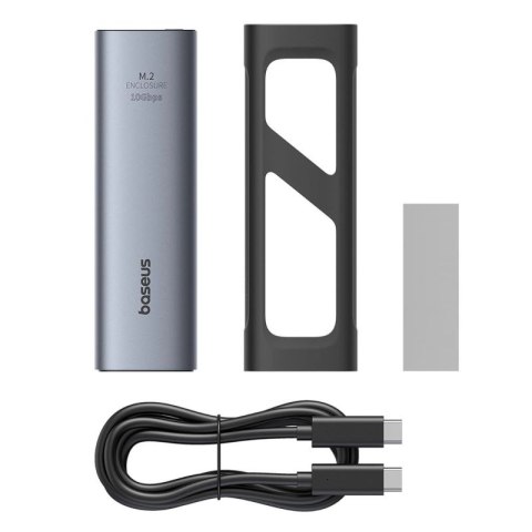 Kieszeń na dysk SSD Baseus FlyJoy M.2 NVMe 10 Gb/s - szara Baseus
