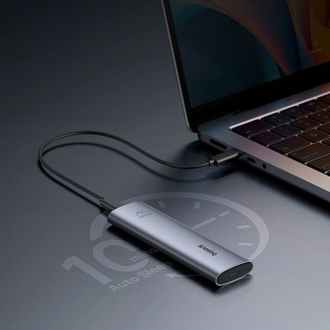 Kieszeń na dysk SSD Baseus FlyJoy M.2 NVMe 10 Gb/s - szara Baseus