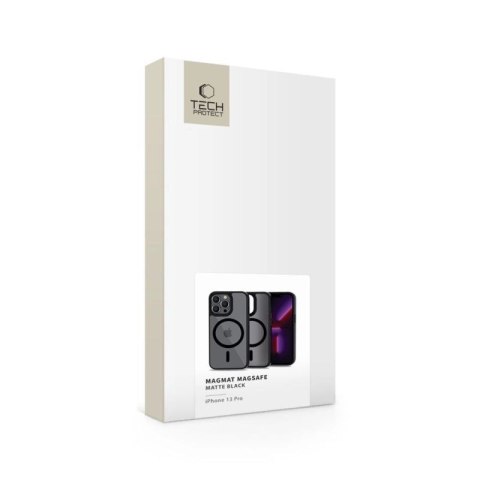 Etui Tech-Protect MagMat MagSafe na iPhone 13 Pro - czarny mat Tech-Protect