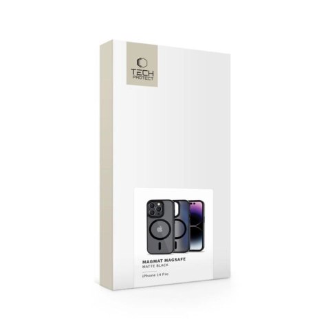 Etui Tech-Protect MagMat MagSafe na iPhone 14 Pro - czarny mat Tech-Protect