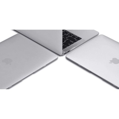 Etui Tech-Protect SmartShell na MacBook Air 13" M2 / M3 / 2022-2024 - przezroczysto-brokatowe Tech-Protect