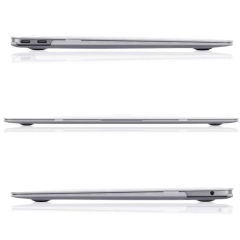 Etui Tech-Protect SmartShell na MacBook Air 13" M2 / M3 / 2022-2024 - przezroczysto-brokatowe Tech-Protect