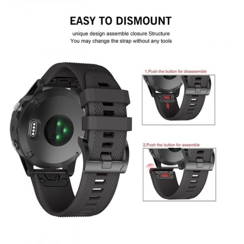 Etui Tech-Protect Smooth na Garmin Fenix 5 / 6 / 6 Pro / 7 - czarne Tech-Protect