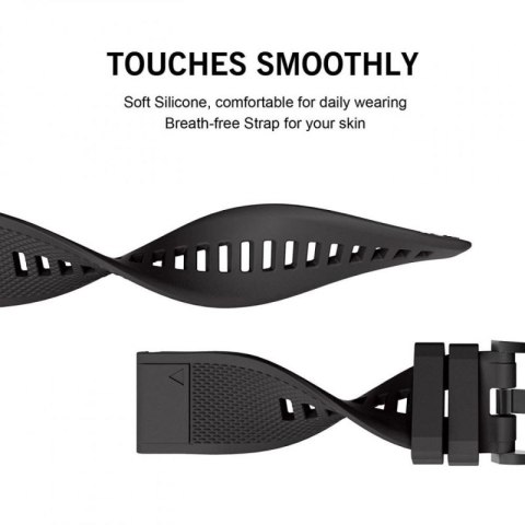 Etui Tech-Protect Smooth na Garmin Fenix 5 / 6 / 6 Pro / 7 - czarne Tech-Protect