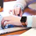 Pasek Tech-Protect LeatherFit na Apple Watch 4 / 5 / 6 / 7 / 8 / 9 / SE / Ultra 1 / 2 (42/44/45/49 mm) - brązowy Tech-Protect