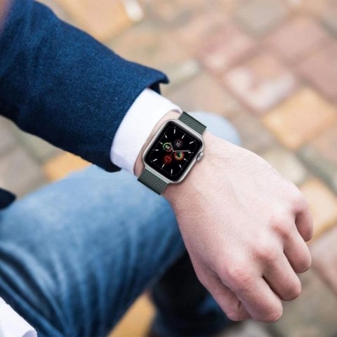 Pasek Tech-Protect MilaneseBand na Apple Watch 4 / 5 / 6 / 7 / 8 / 9 / SE / Ultra 1 / 2 (42/44/45/49 mm) - czarny Tech-Protect